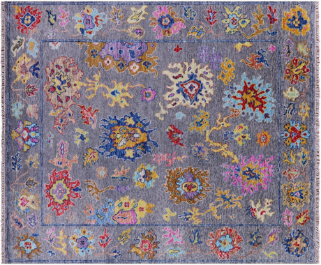 Turkish Oushak Hand-Knotted Wool Rug - Manhattan Rugs