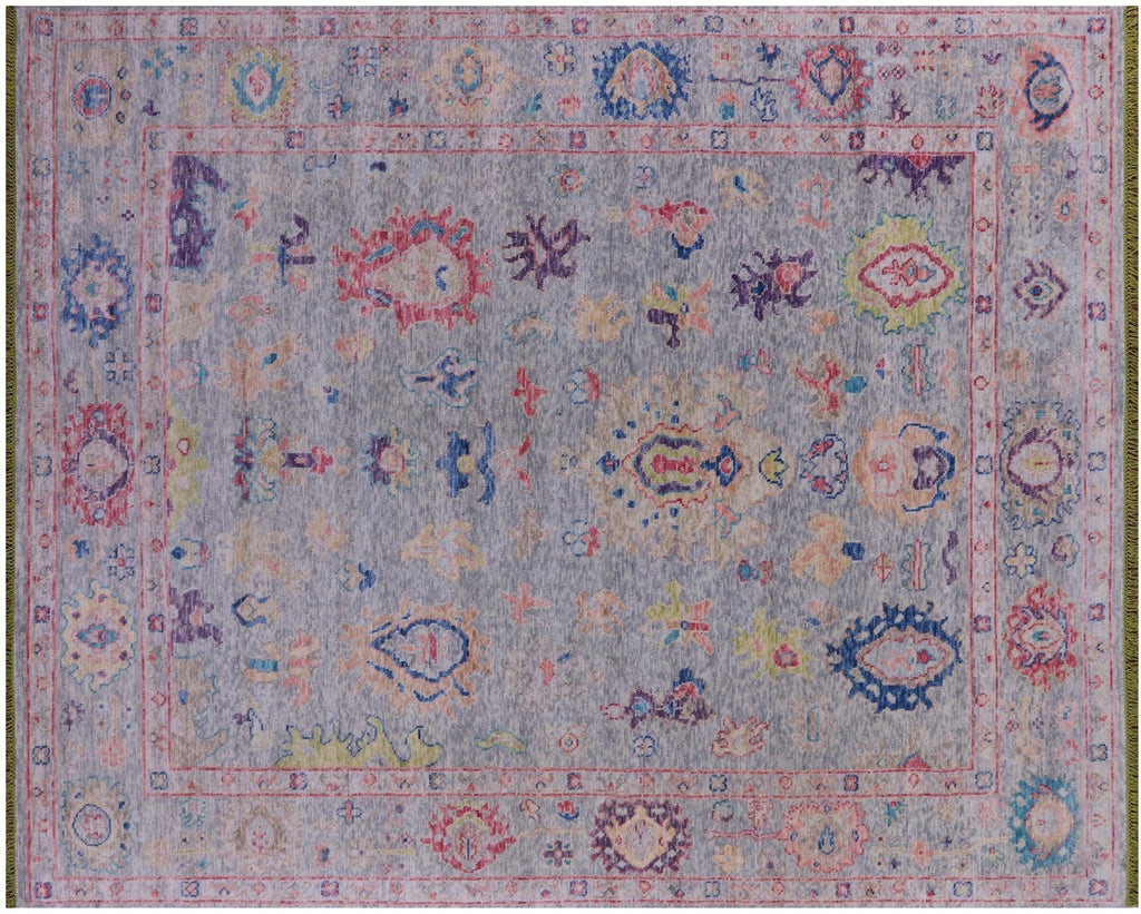 Turkish Oushak Hand Knotted Wool Rug - Manhattan Rugs