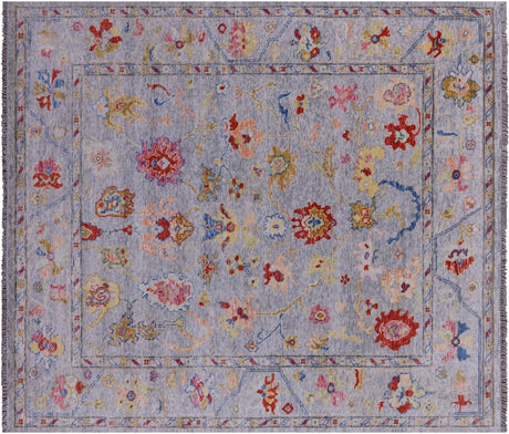 Turkish Oushak Hand-Knotted Wool Rug - Manhattan Rugs