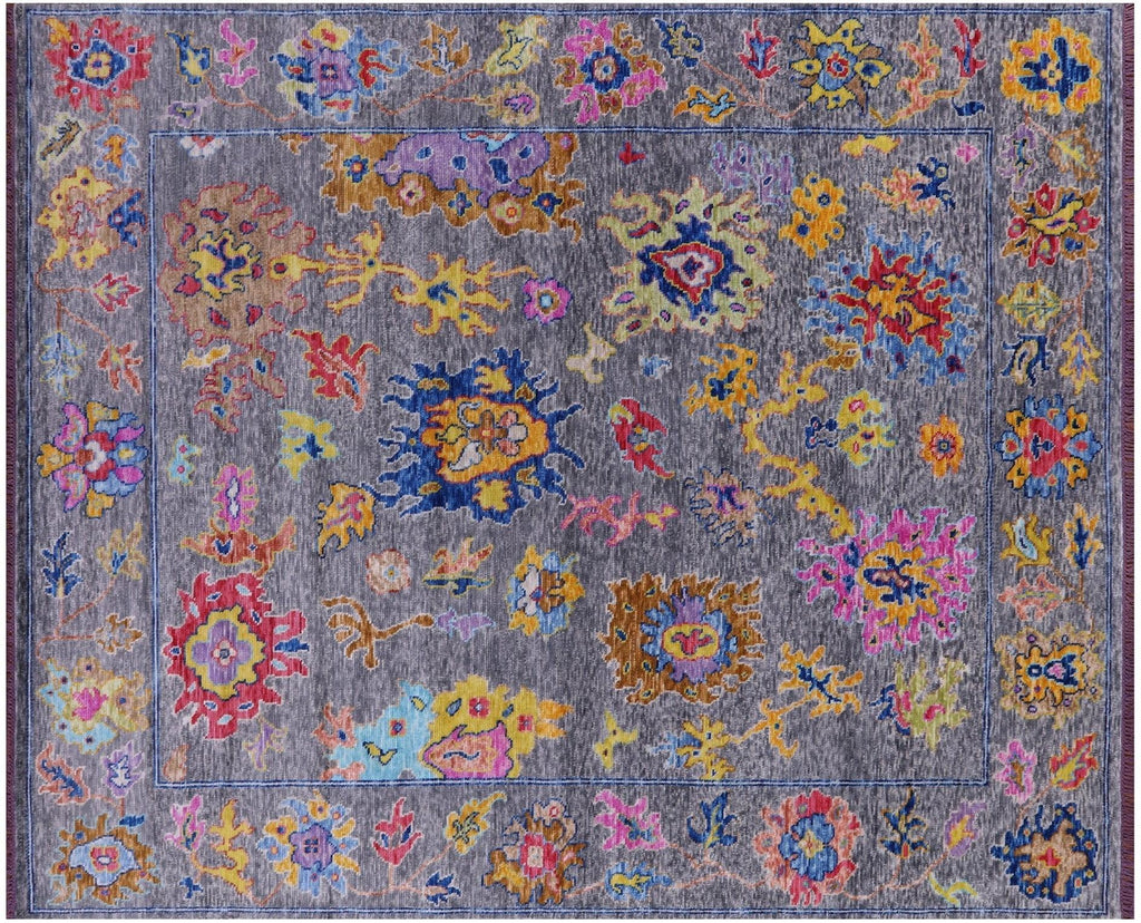 Hand Knotted Turkish Oushak Wool Rug - Manhattan Rugs