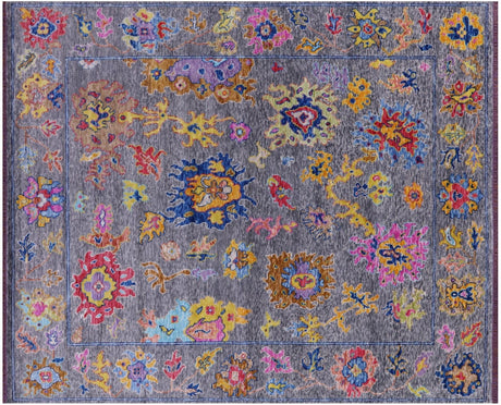 Hand Knotted Turkish Oushak Wool Rug - Manhattan Rugs