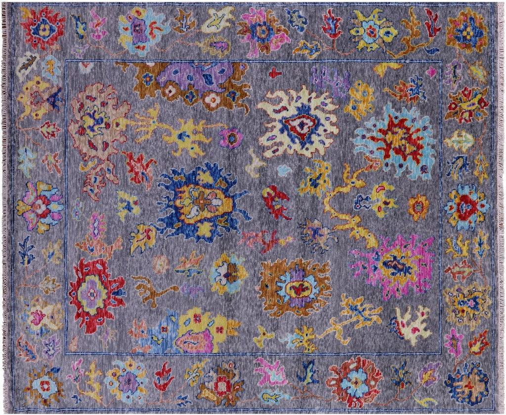 Hand Knotted Turkish Oushak Wool Rug - Manhattan Rugs