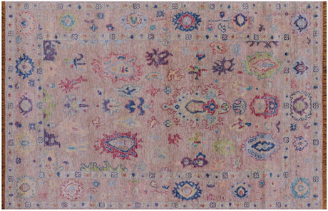 Hand-Knotted Turkish Oushak Wool Rug - Manhattan Rugs