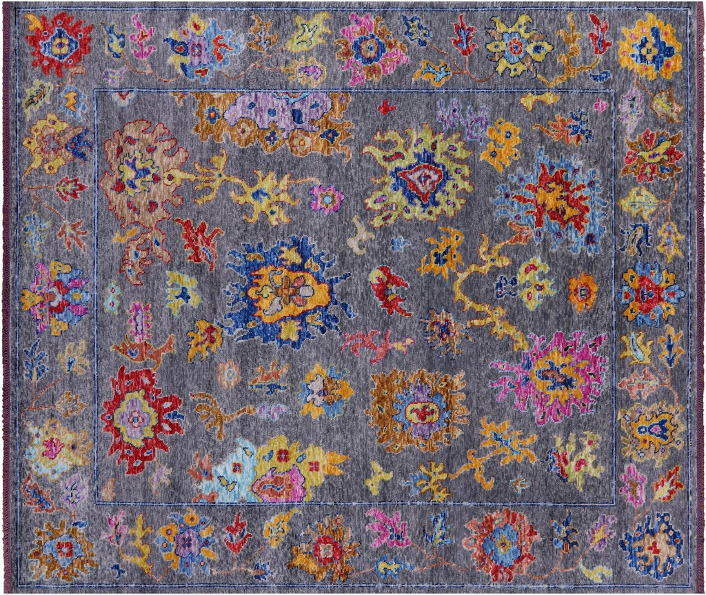 Turkish Oushak Hand Knotted Wool Rug - Manhattan Rugs