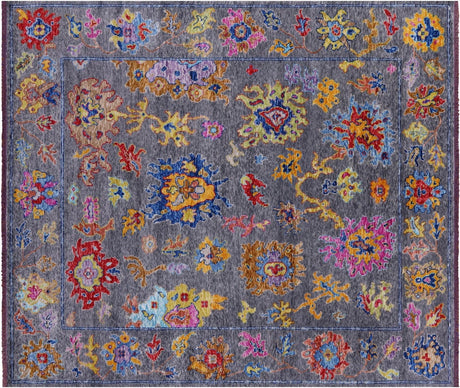 Turkish Oushak Hand Knotted Wool Rug - Manhattan Rugs