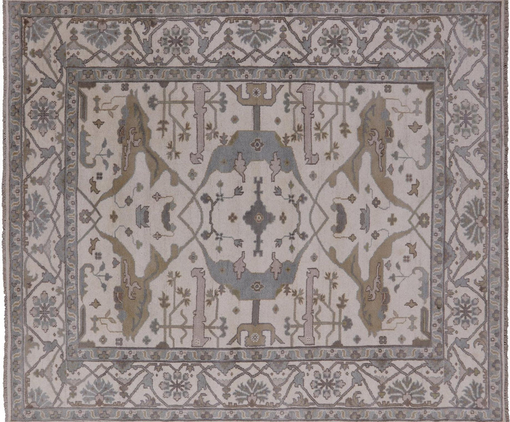 Turkish Oushak Handmade Wool Rug - Manhattan Rugs