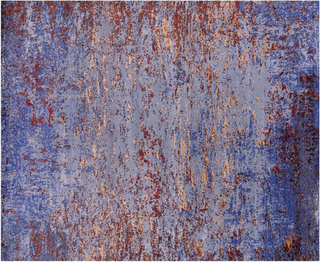 Modern Wool & Silk Handmade Rug - Manhattan Rugs
