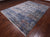 SUPER SALE 7' 9" X 10' 2" Handmade Wool & Silk Abstract Rug - Q14875