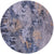 Round Modern Wool & Silk Handmade Rug - Manhattan Rugs
