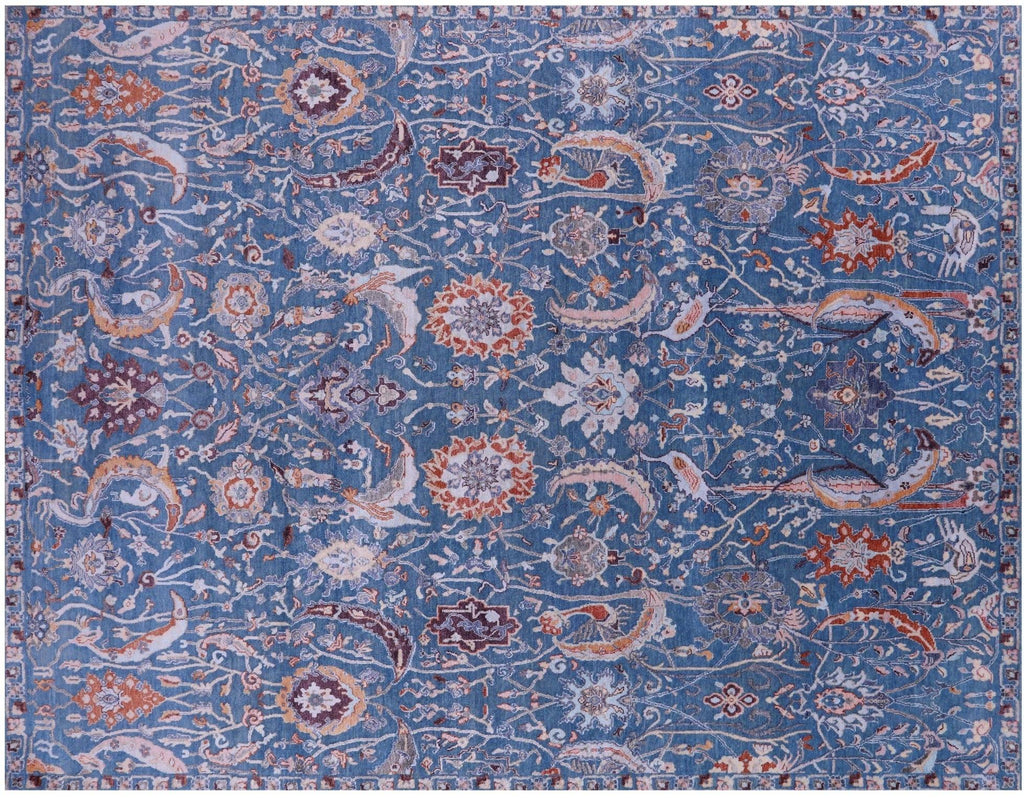 Persian Tabriz Wool & Silk Hand Knotted Rug - Manhattan Rugs
