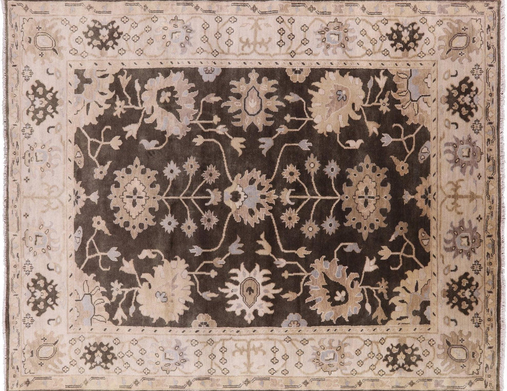Turkish Oushak Handmade Wool Area Rug - Manhattan Rugs