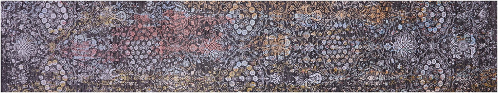 Runner Modern Wool & Silk Handmade Rug - Manhattan Rugs