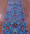 Blue Persian Tabriz Handmade Wool & Silk Runner Rug - Manhattan Rugs