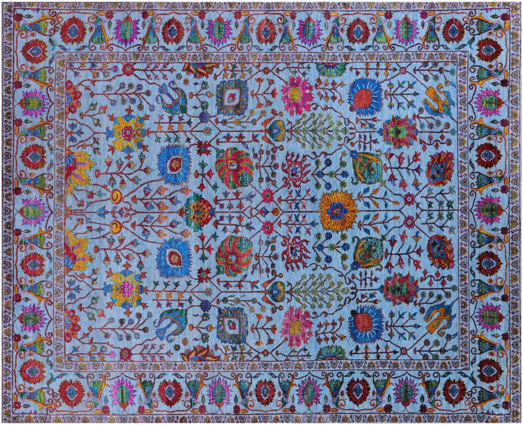 Persian Tabriz Handmade Wool & Silk Rug - Manhattan Rugs