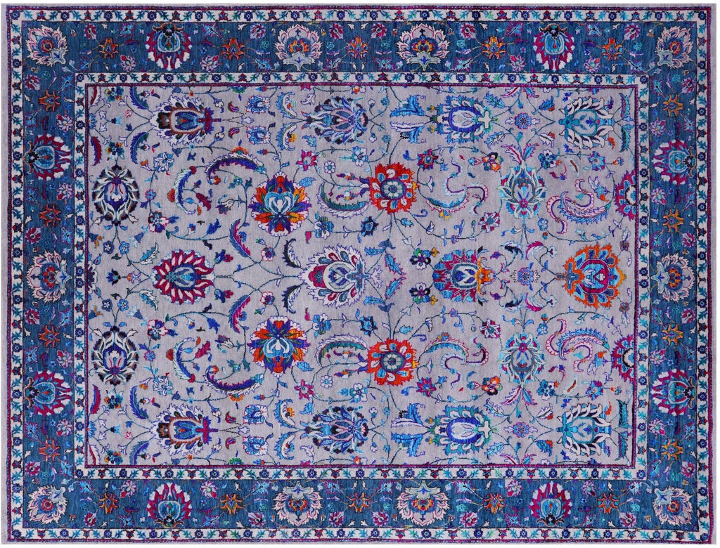 Persian Tabriz Hand-Knotted Wool & Silk Rug - Manhattan Rugs