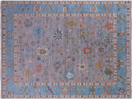 Turkish Oushak Hand-Knotted Wool Rug - Manhattan Rugs