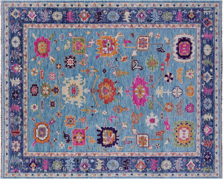 Turkish Oushak Handmade Wool Rug - Manhattan Rugs