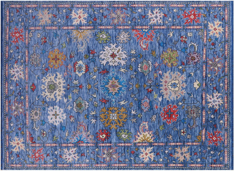 Hand-Knotted Turkish Oushak Wool Rug - Manhattan Rugs