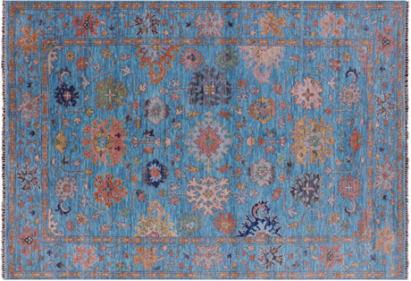 Turkish Oushak Hand-Knotted Wool Rug - Manhattan Rugs