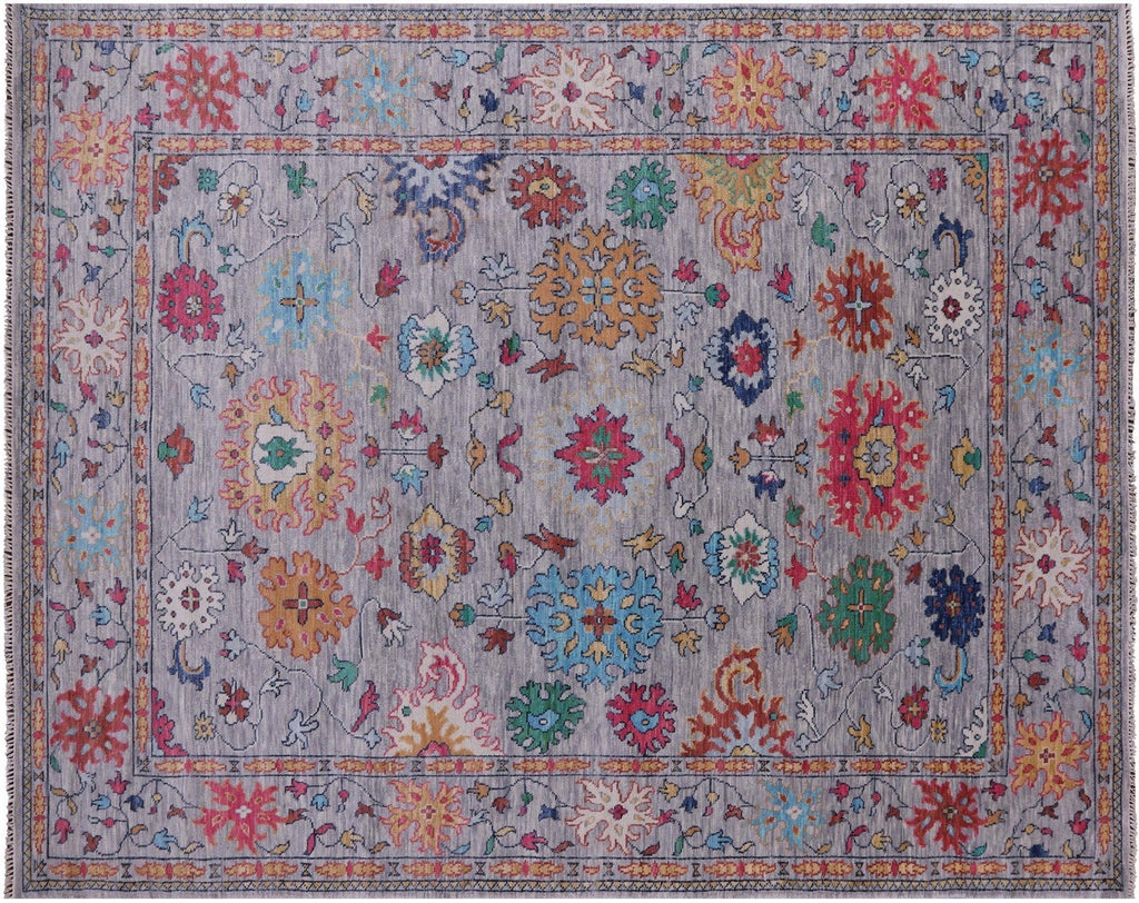 Turkish Oushak Hand Knotted Wool Rug - Manhattan Rugs