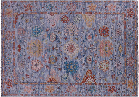 Turkish Oushak Hand-Knotted Wool Rug - Manhattan Rugs