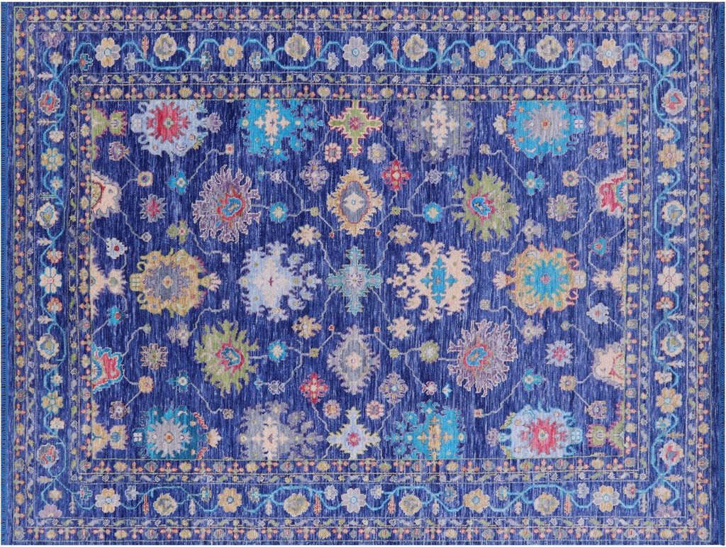 Hand-Knotted Turkish Oushak Wool Rug - Manhattan Rugs