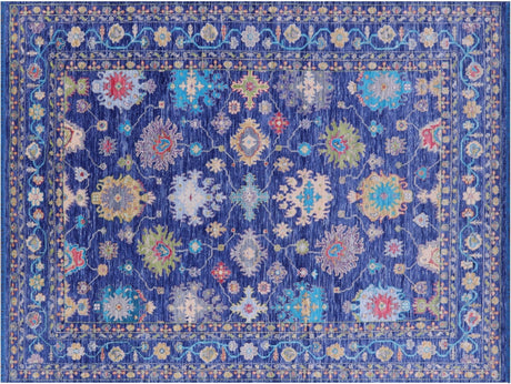 Hand-Knotted Turkish Oushak Wool Rug - Manhattan Rugs