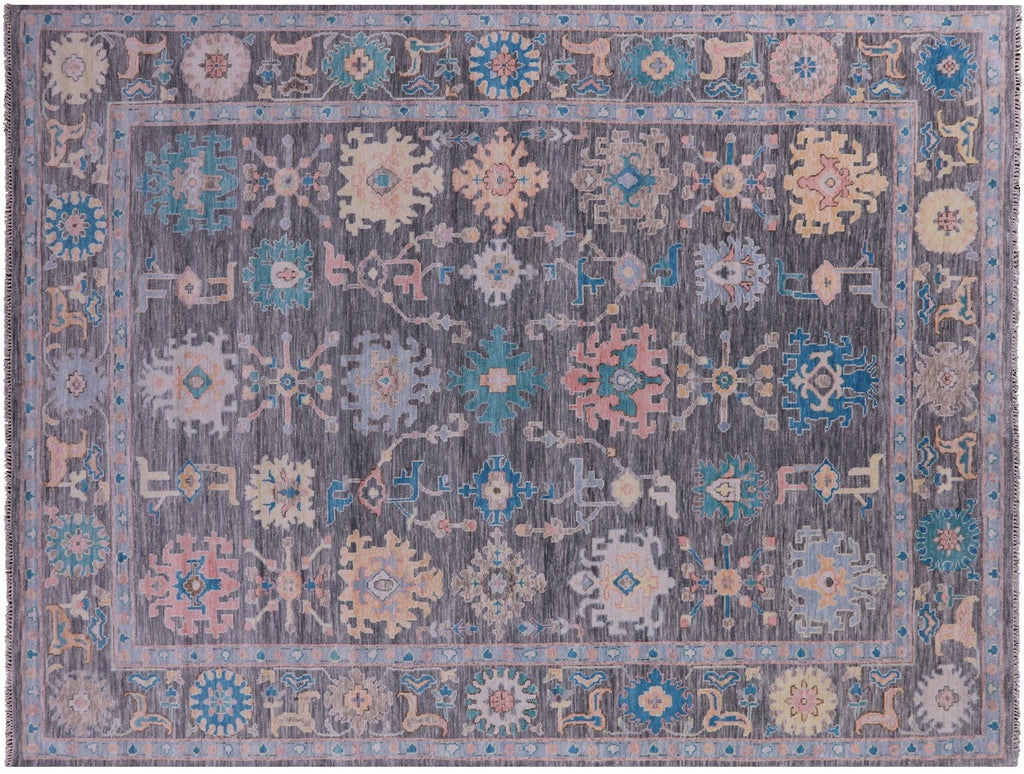 Hand Knotted Turkish Oushak Wool Rug - Manhattan Rugs