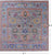 Square Turkish Oushak Hand Knotted Wool Rug - Manhattan Rugs