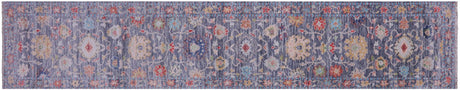 Turkish Oushak Hand Knotted Wool Runner Rug - Manhattan Rugs