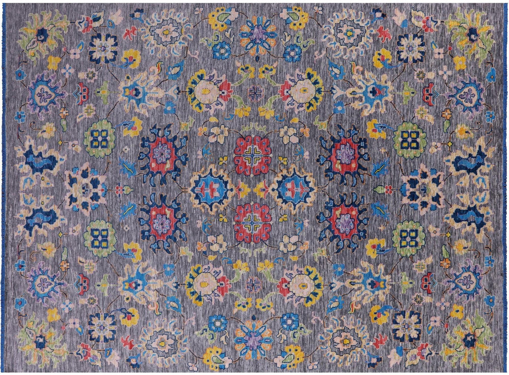 Turkish Oushak Hand Knotted Wool Rug - Manhattan Rugs