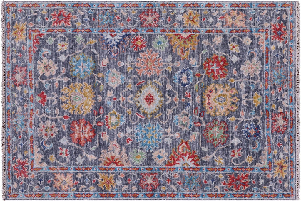 Turkish Oushak Handmade Wool Rug - Manhattan Rugs