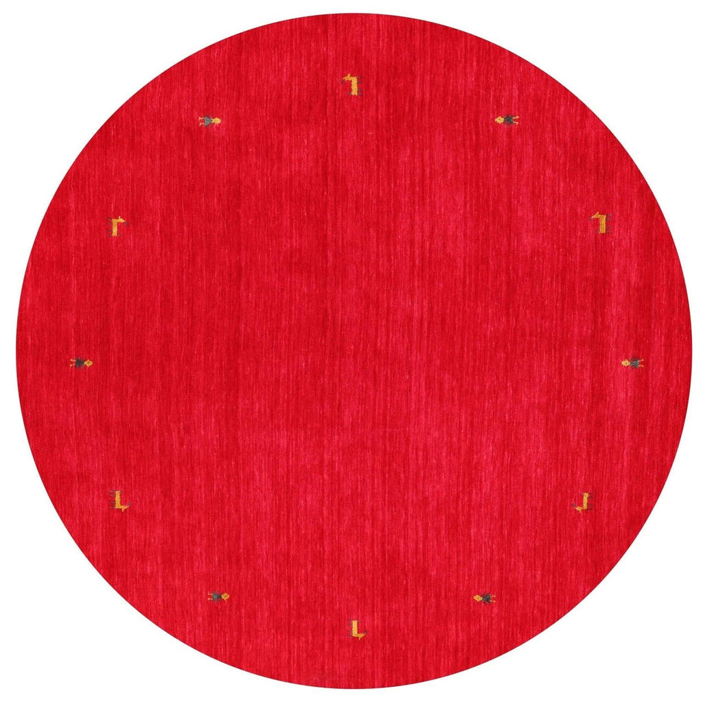 Round Persian Gabbeh Hand Knotted Rug - Manhattan Rugs