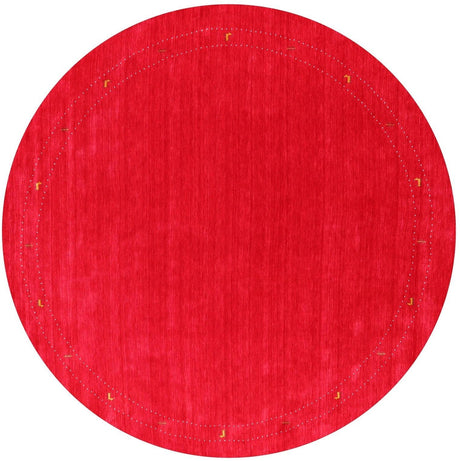 Round Handmade Persian Gabbeh Wool Rug - Manhattan Rugs