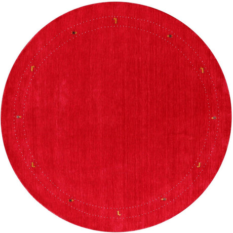 Round Persian Gabbeh Handmade Wool Rug - Manhattan Rugs