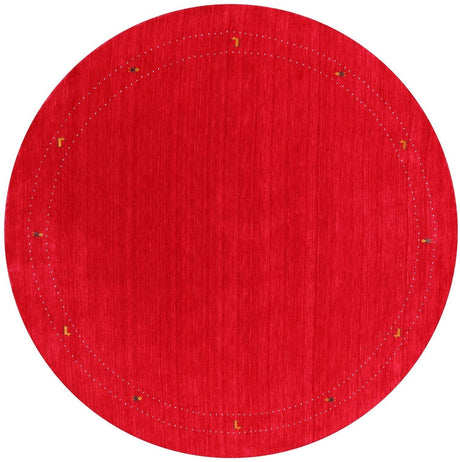 Round Persian Gabbeh Hand Knotted Wool Rug - Manhattan Rugs
