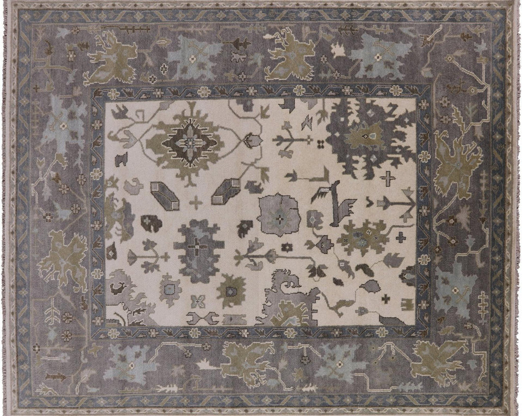 Hand Knotted Oushak Area Rug - Manhattan Rugs