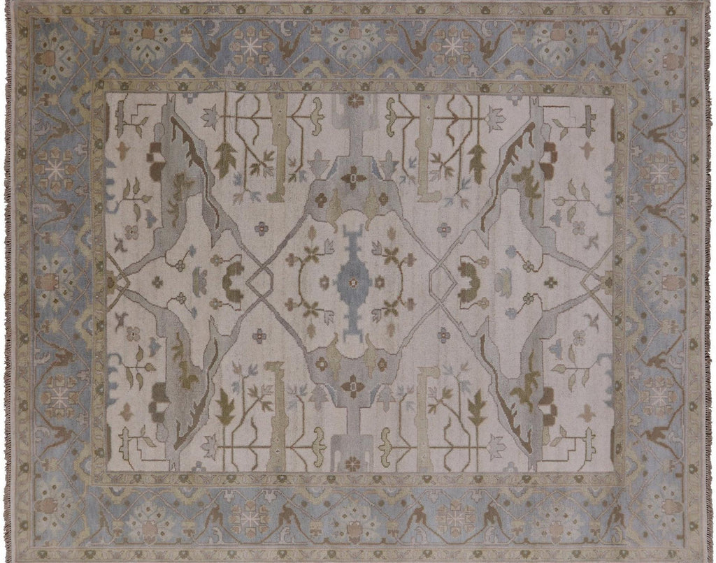 Oushak Hand Knotted Wool Area Rug - Manhattan Rugs