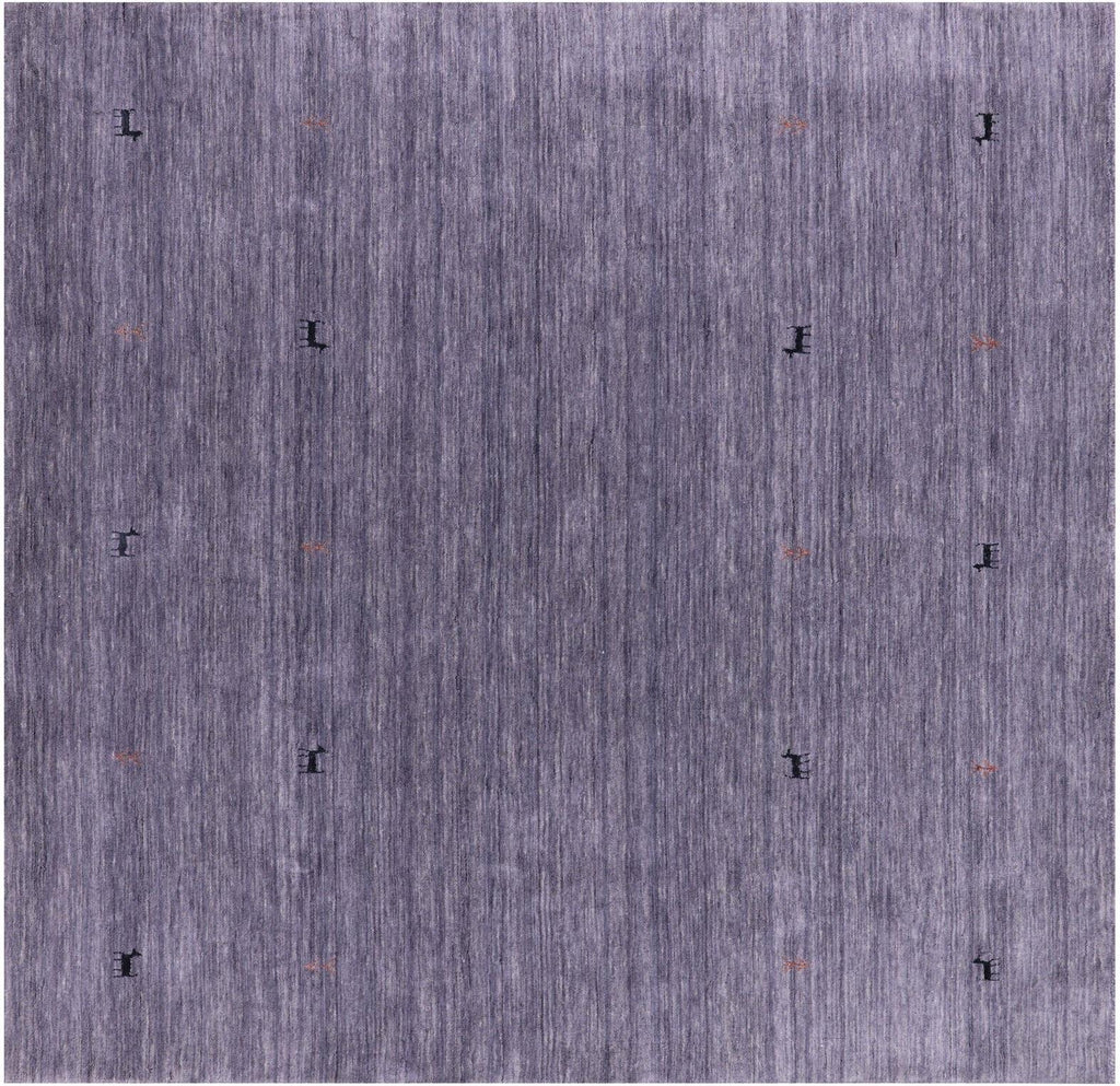 Square Persian Gabbeh Handmade Wool Rug - Manhattan Rugs