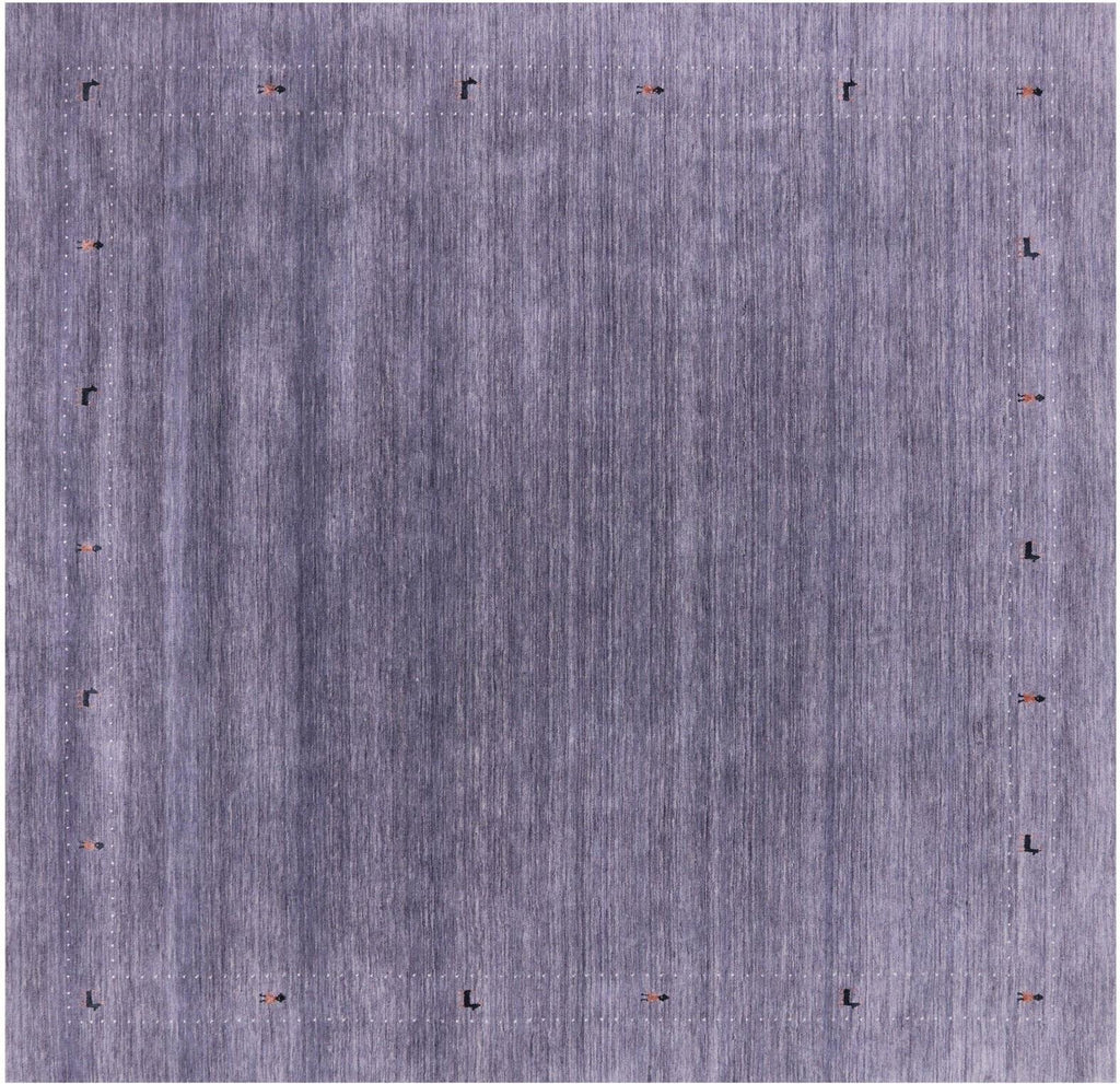 Square Persian Gabbeh Hand Knotted Wool Rug - Manhattan Rugs