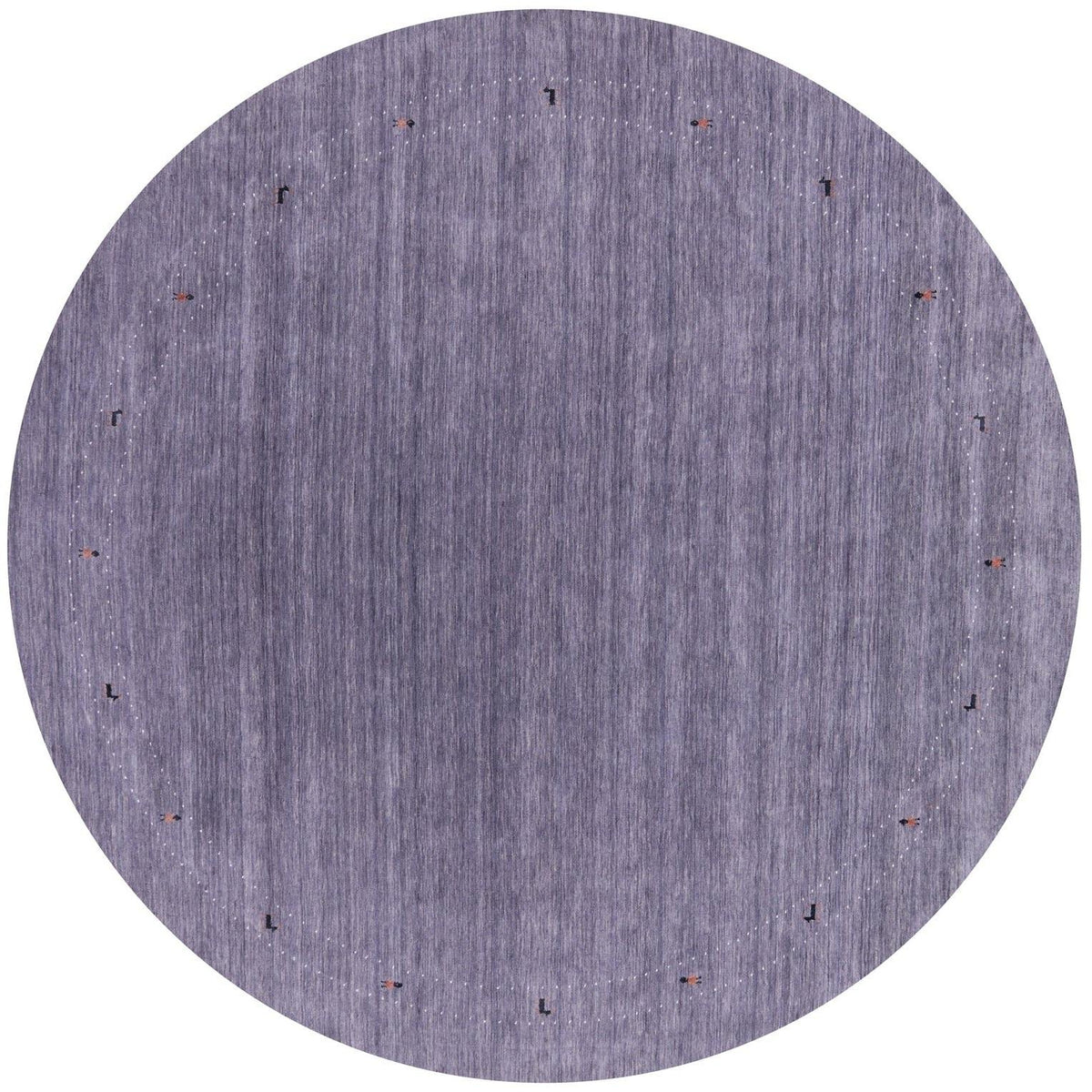 10' Round Hand Knotted Persian Gabbeh Wool Rug – Manhattan Rugs