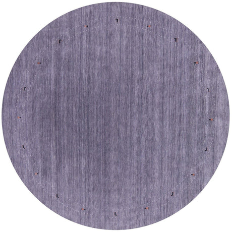 Round Hand Knotted Persian Gabbeh Wool Rug - Manhattan Rugs