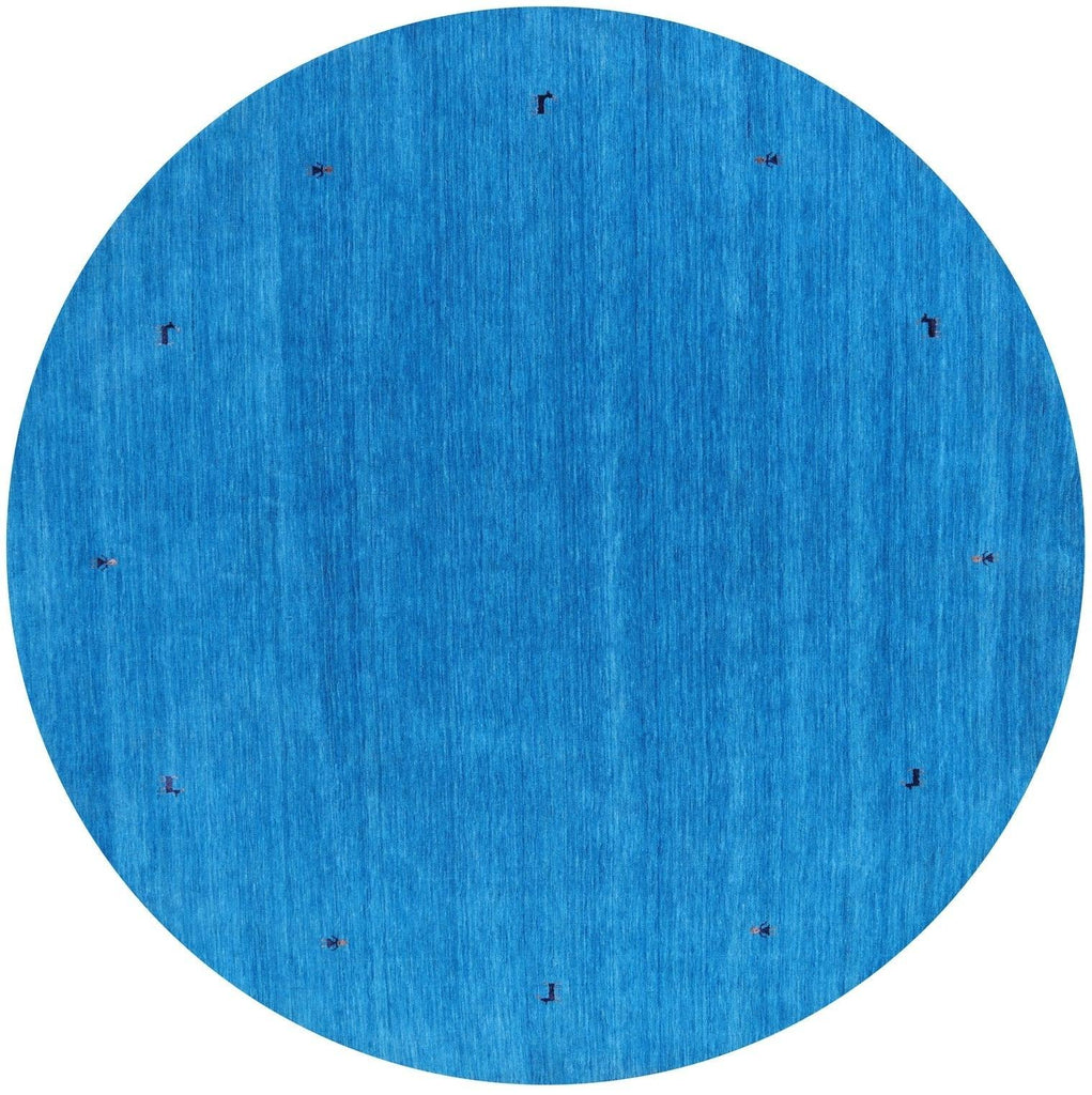 Round Hand Knotted Persian Gabbeh Rug - Manhattan Rugs