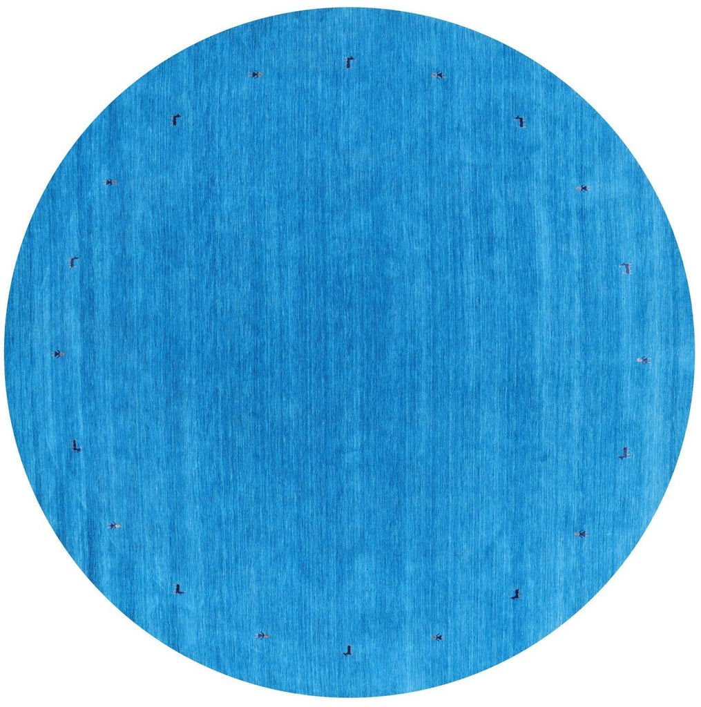 Round Persian Gabbeh Hand-Knotted Rug - Manhattan Rugs