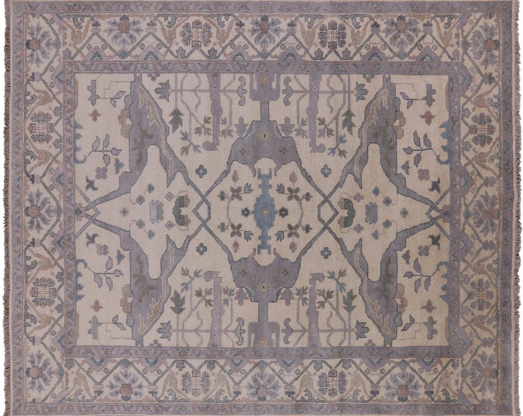 Turkish Oushak Handmade Wool Area Rug - Manhattan Rugs