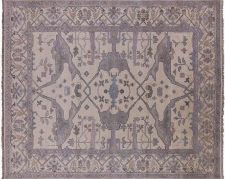 Turkish Oushak Handmade Wool Area Rug - Manhattan Rugs