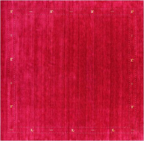 Square Persian Gabbeh Hand Knotted Wool Rug - Manhattan Rugs