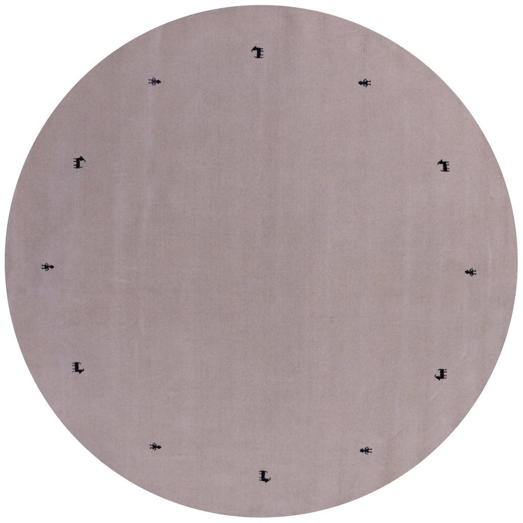 Round Persian Gabbeh Handmade Wool Rug - Manhattan Rugs