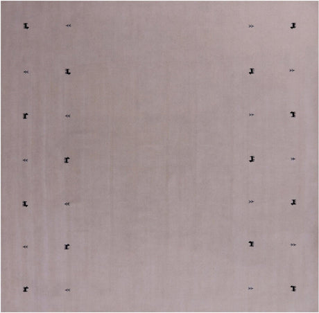 Square Handmade Persian Gabbeh Wool Rug - Manhattan Rugs