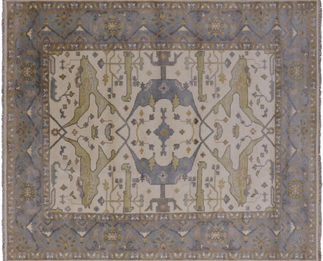 Hand Knotted Turkish Oushak Wool Rug - Manhattan Rugs